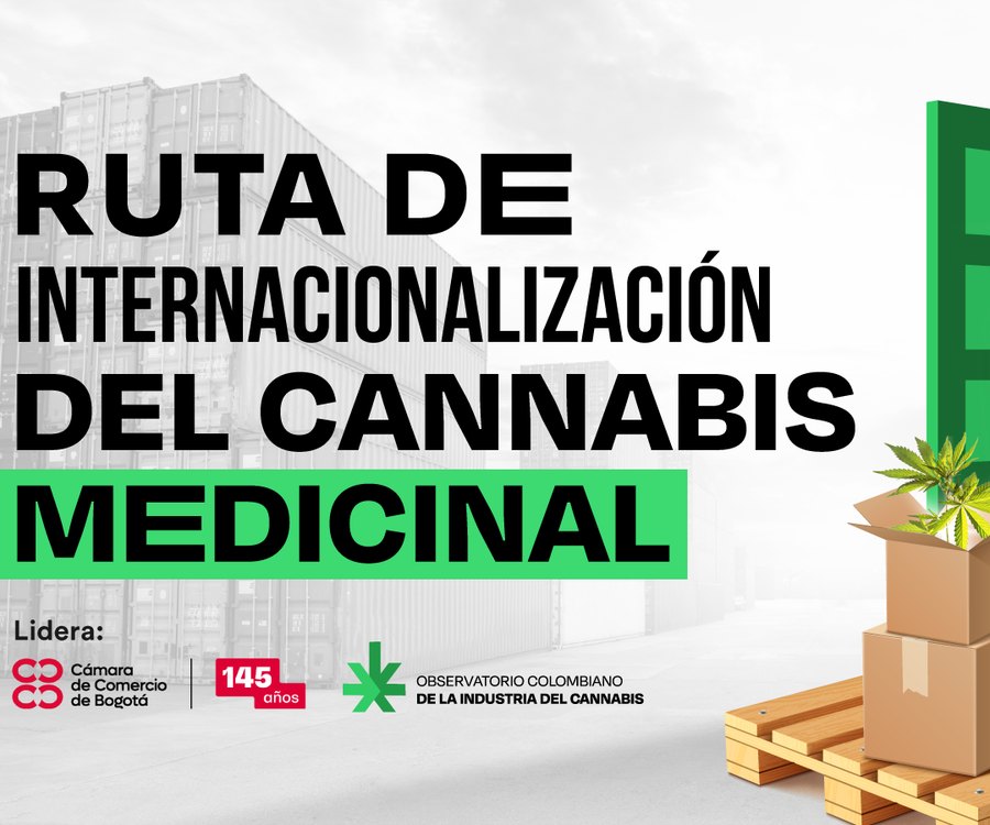 OCIC — portada «Ruta de internacionalización del cannabis medicinal» del Observatorio Colombiano de la Industria del Cannabis